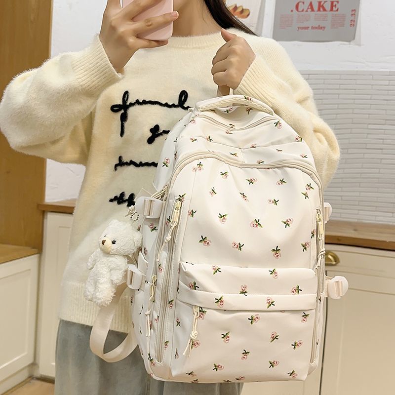 Flower-embellished Backpack Stornfield