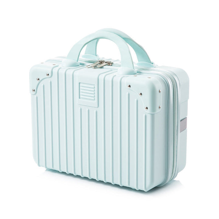 hard-shell cosmetic travel case with double top handles and reinforced corner protectors Stornfield