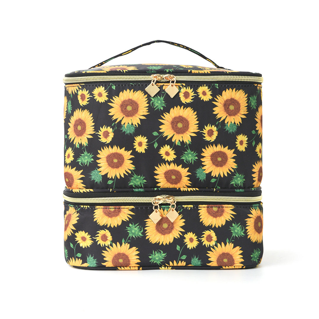 Cosmetic storage bag with two separate compartments Stornfield