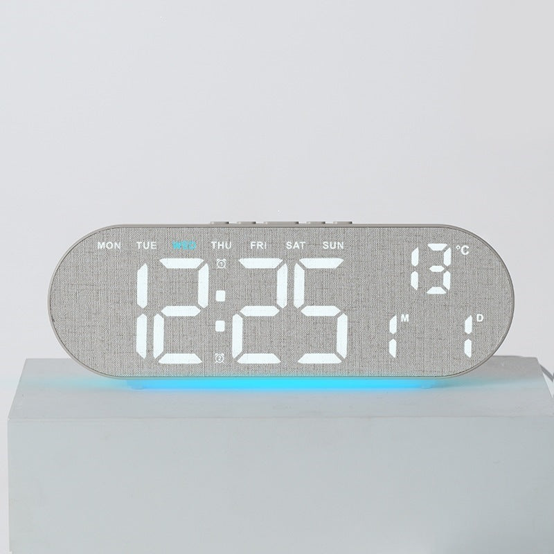 Digital alarm clock with multifunctional LED display and integrated thermometer function Stornfield