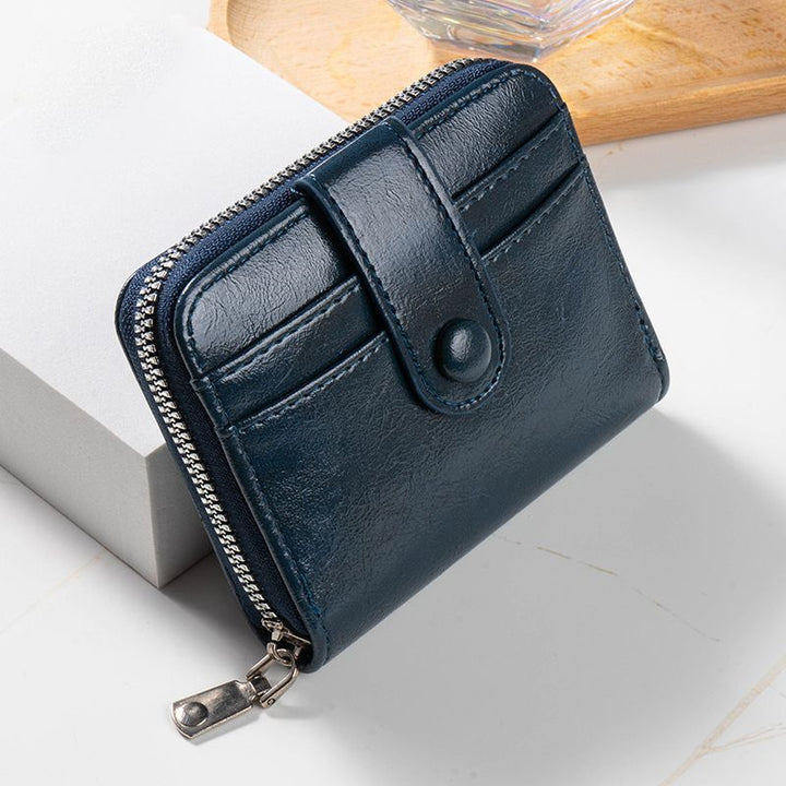 Compact Zippered Card Wallet Stornfield