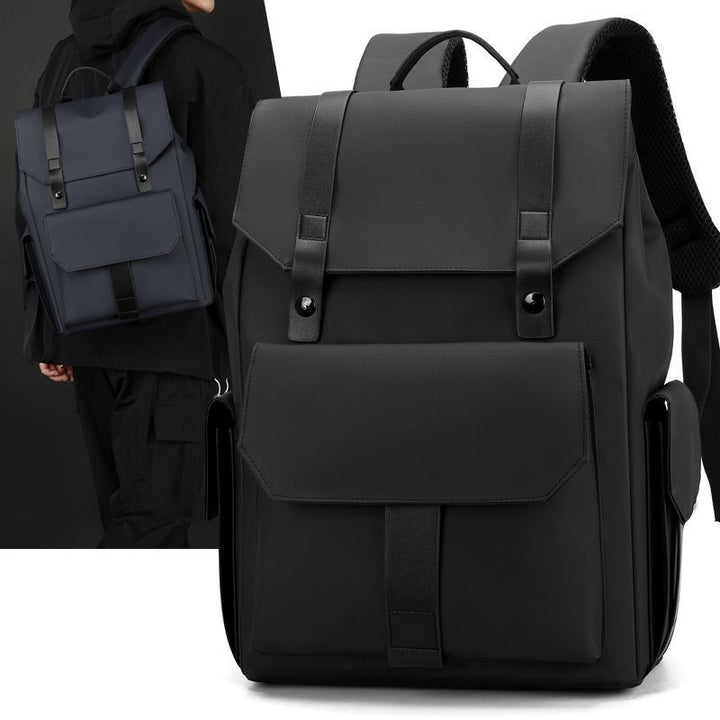 Elegant backpack with numerous compartments and reinforced back Stornfield