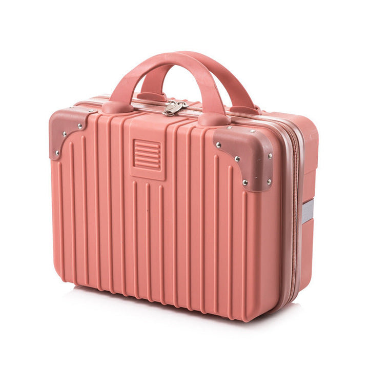 hard-shell cosmetic travel case with double top handles and reinforced corner protectors Stornfield