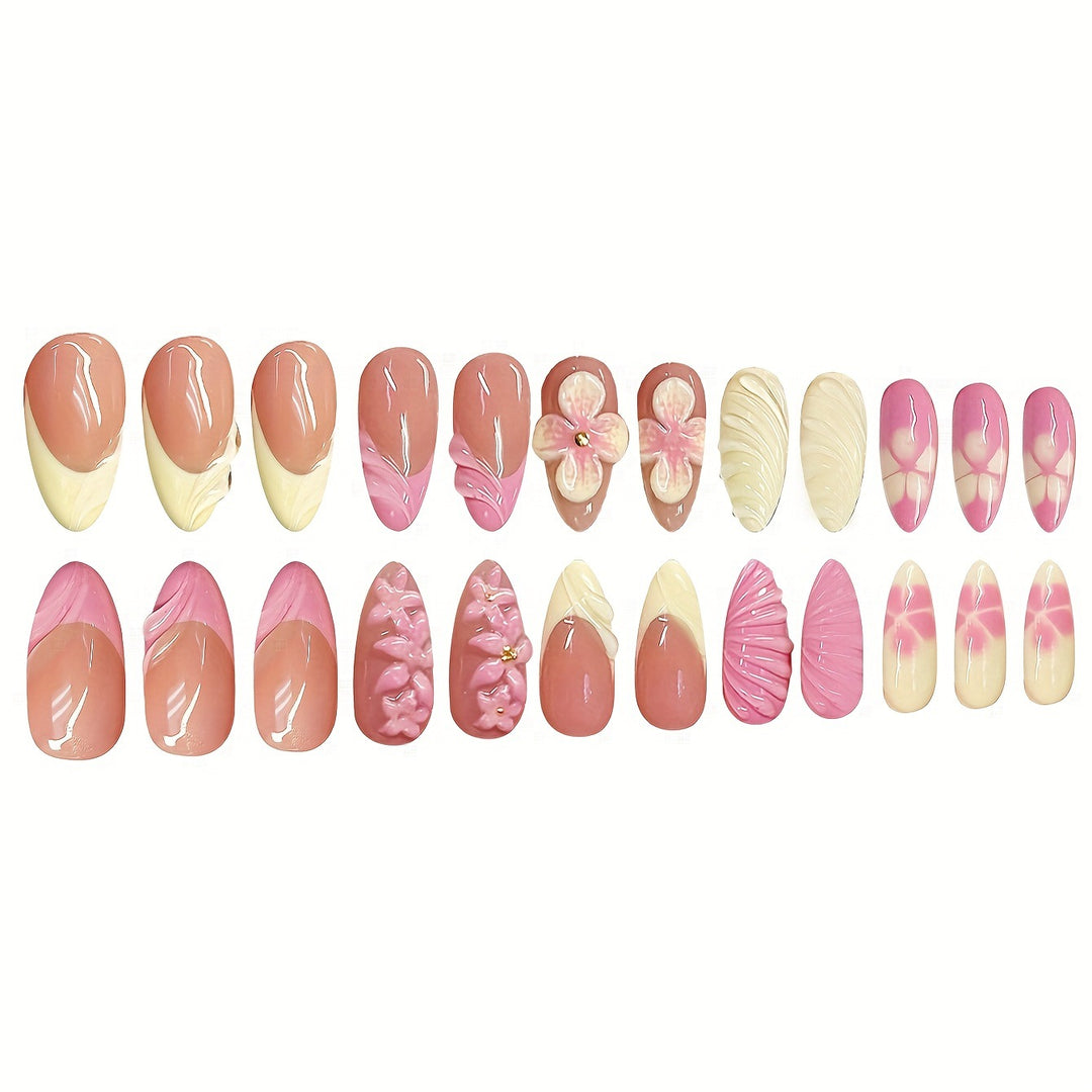 Artistic 3D Floral Nail Art Stornfield