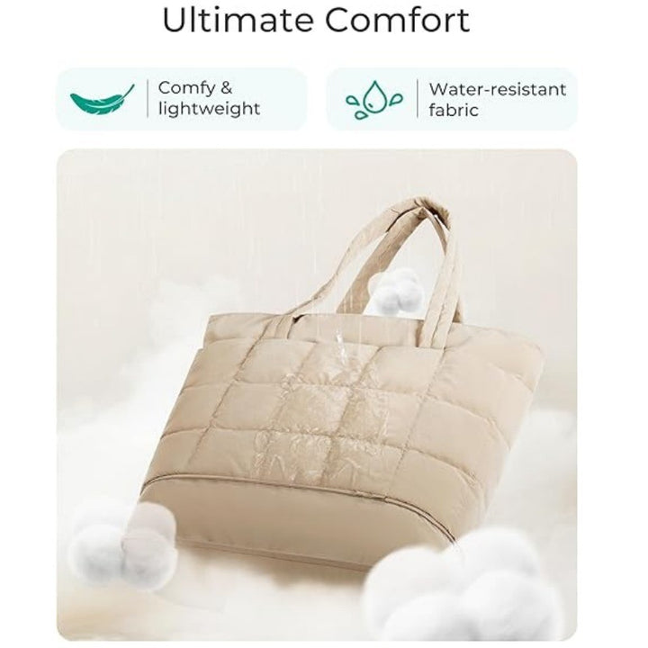 Quilted Oversized Tote Bag Stornfield