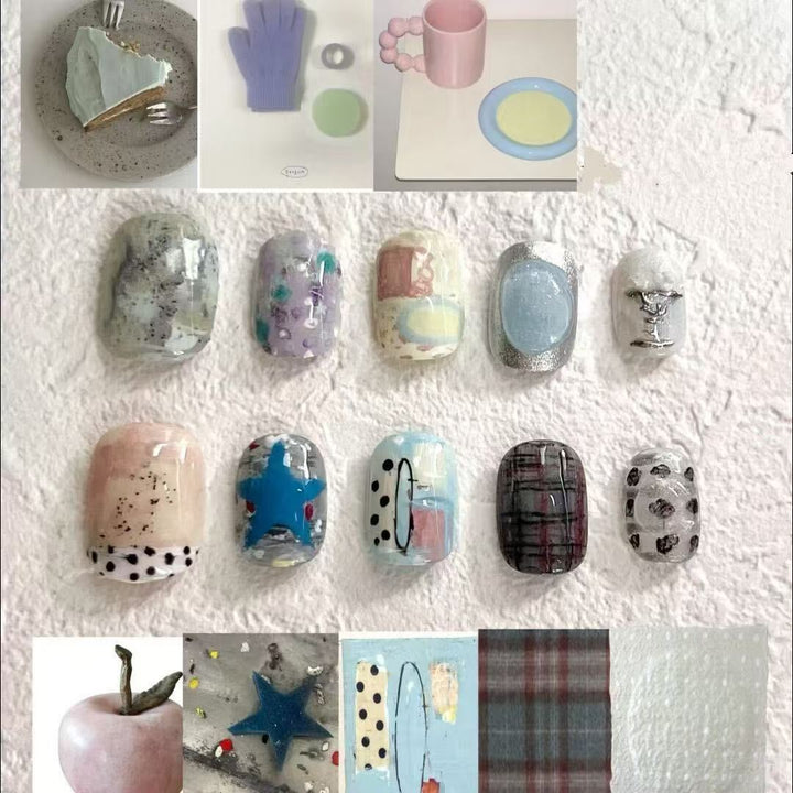 Artistic Press-On Nail Art Collection Stornfield