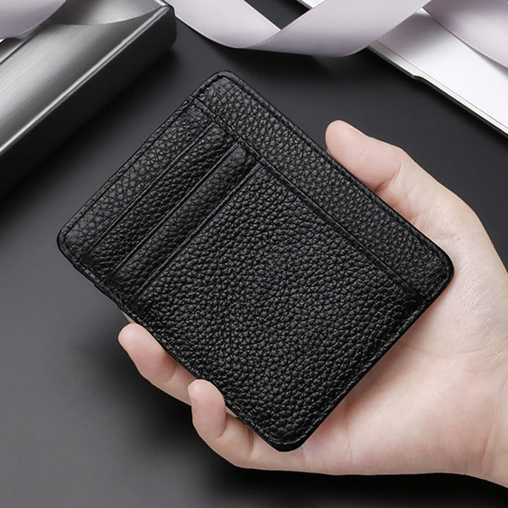 Premium Leather Zip-Around Card Case Stornfield