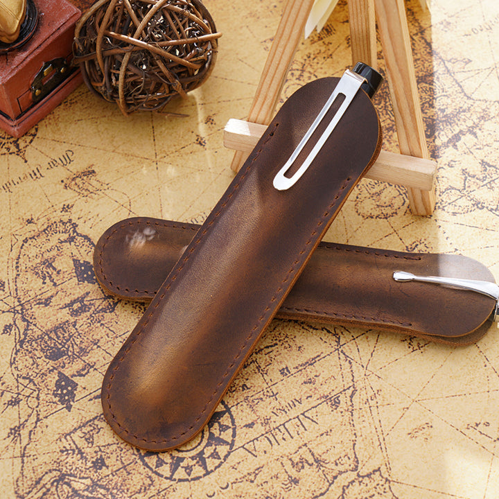 Premium Leather Pen Sleeve
