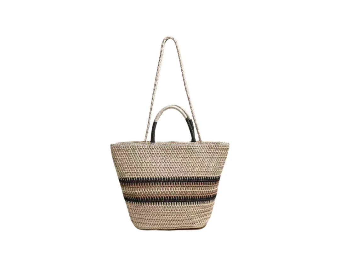 Handmade basket bag with modern patterns Stornfield