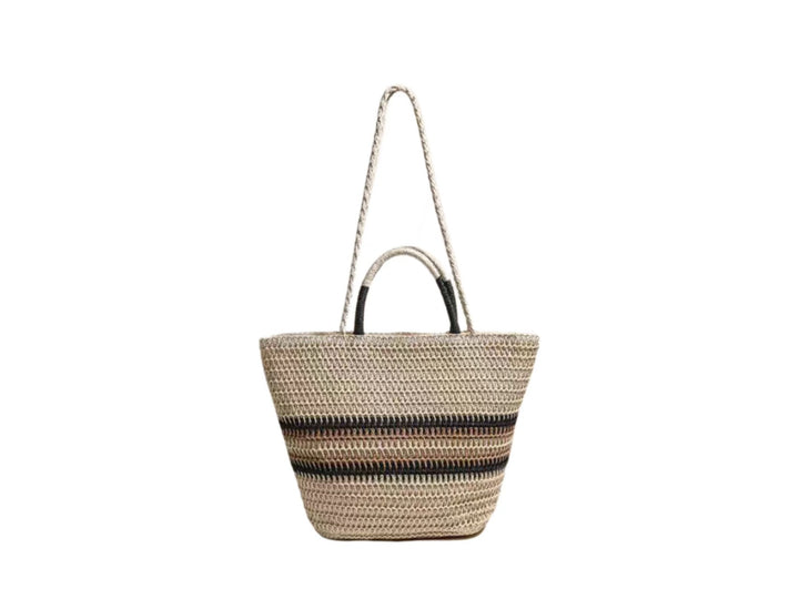 Handmade basket bag with modern patterns Stornfield