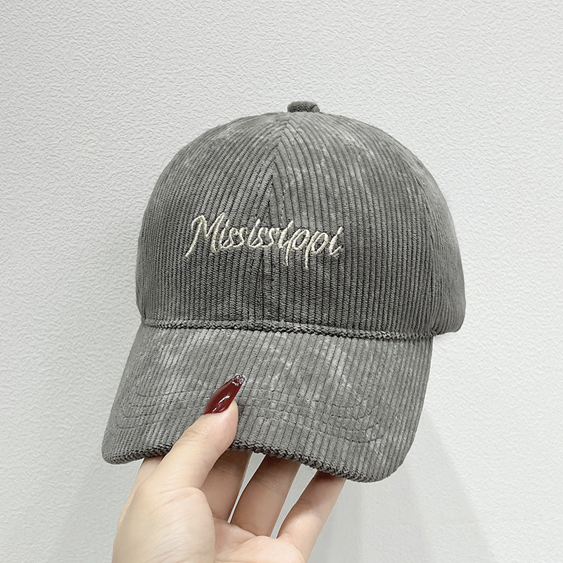 Women's Corduroy Visor Cap Stornfield