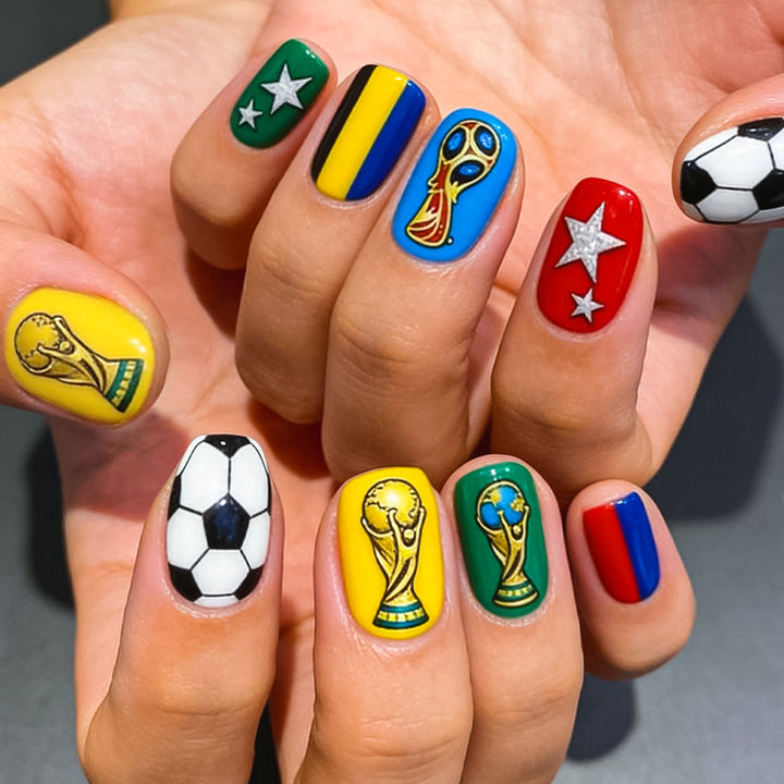 Sports-Themed Nail Art Set Stornfield