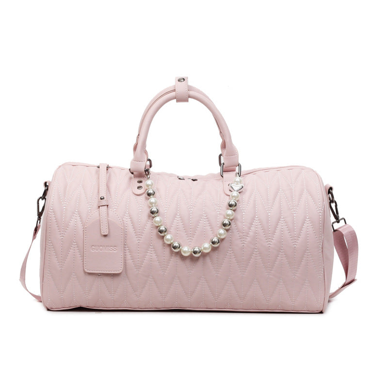 Noble travel bag in modern diamond design Stornfield