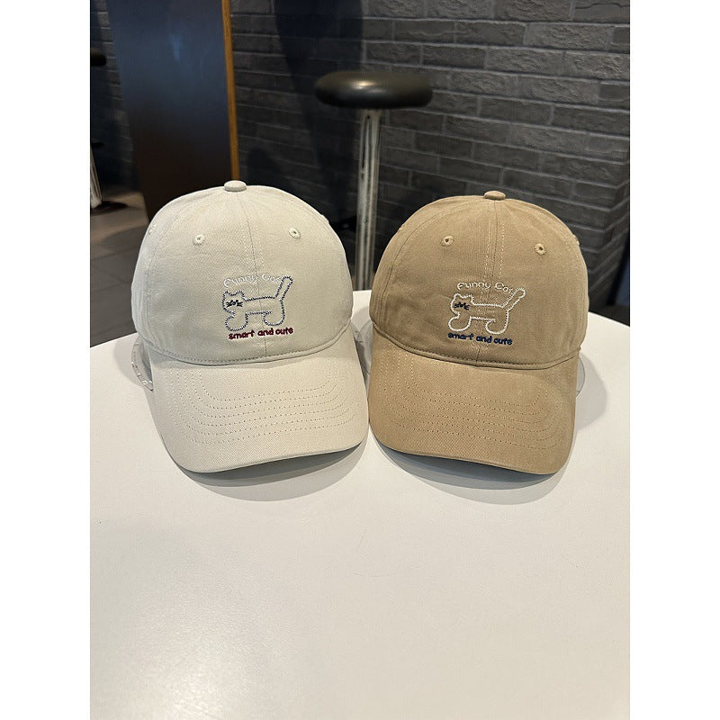 Women's Playful Cat-Themed Baseball Cap Stornfield