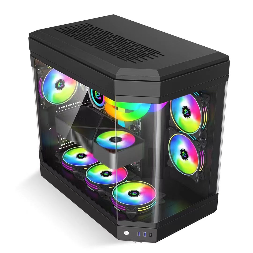 Advanced Transparent Gaming PC Case Stornfield
