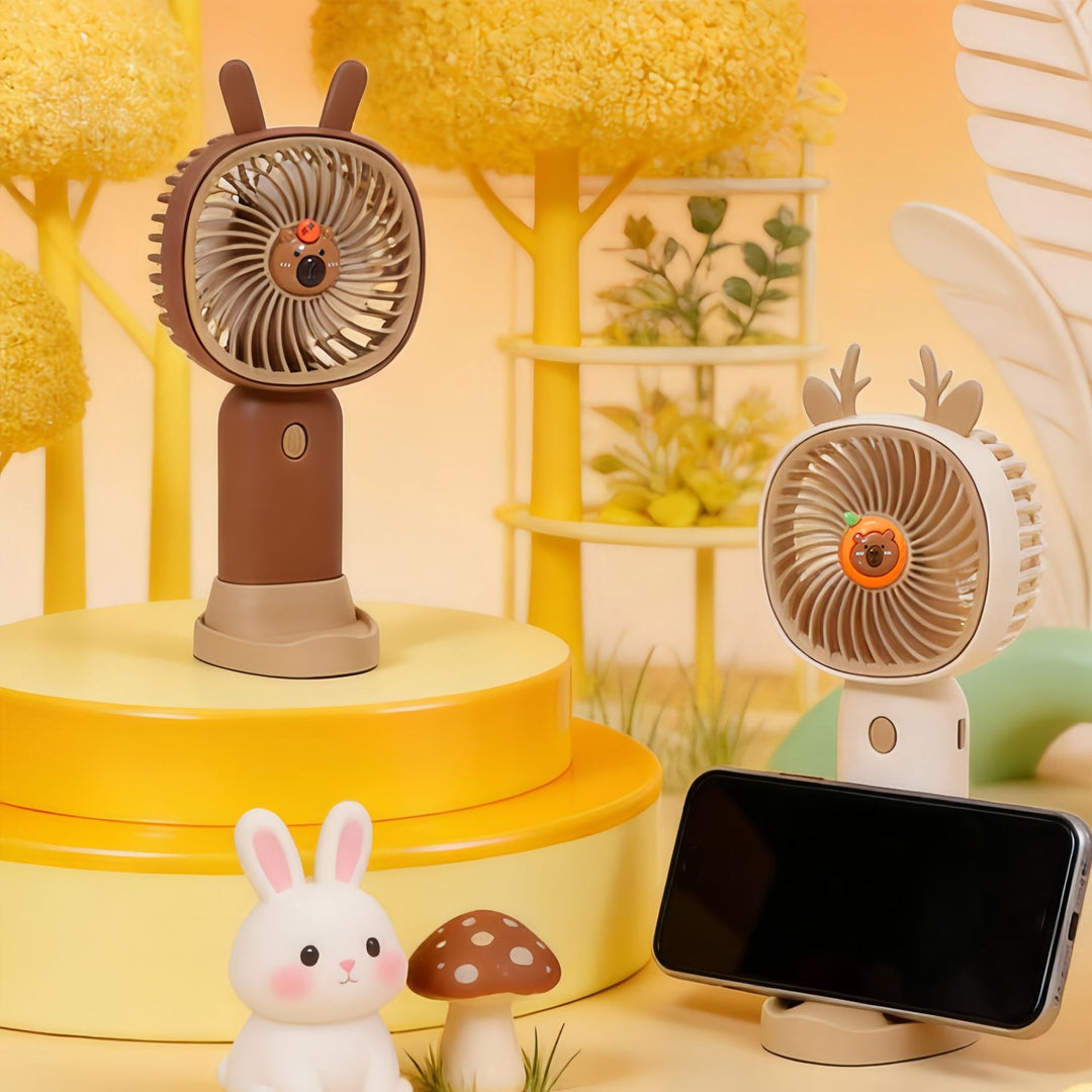 Women Portable Mini-Fan with Cute Design Stornfield