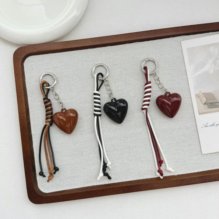 Heart-Shaped Charm Keychain Stornfield