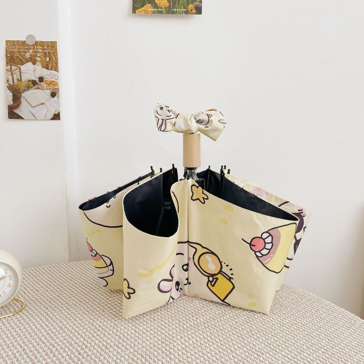 Women's Folding Umbrella with Playful Animal Design Stornfield