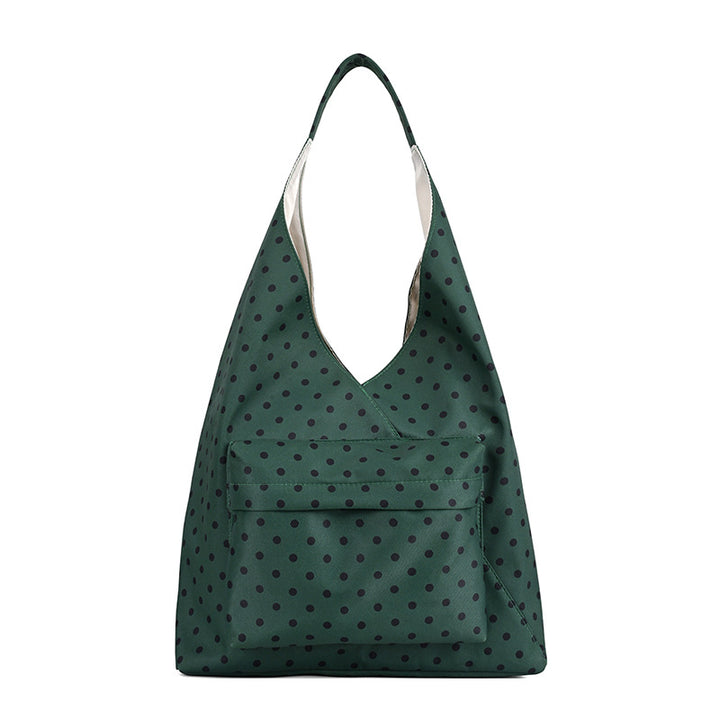 Polka Dot Hobo Tote Bag