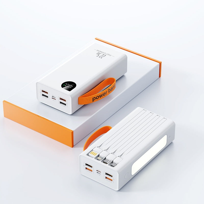Portable power bank with LED lighting and digital power display Stornfield