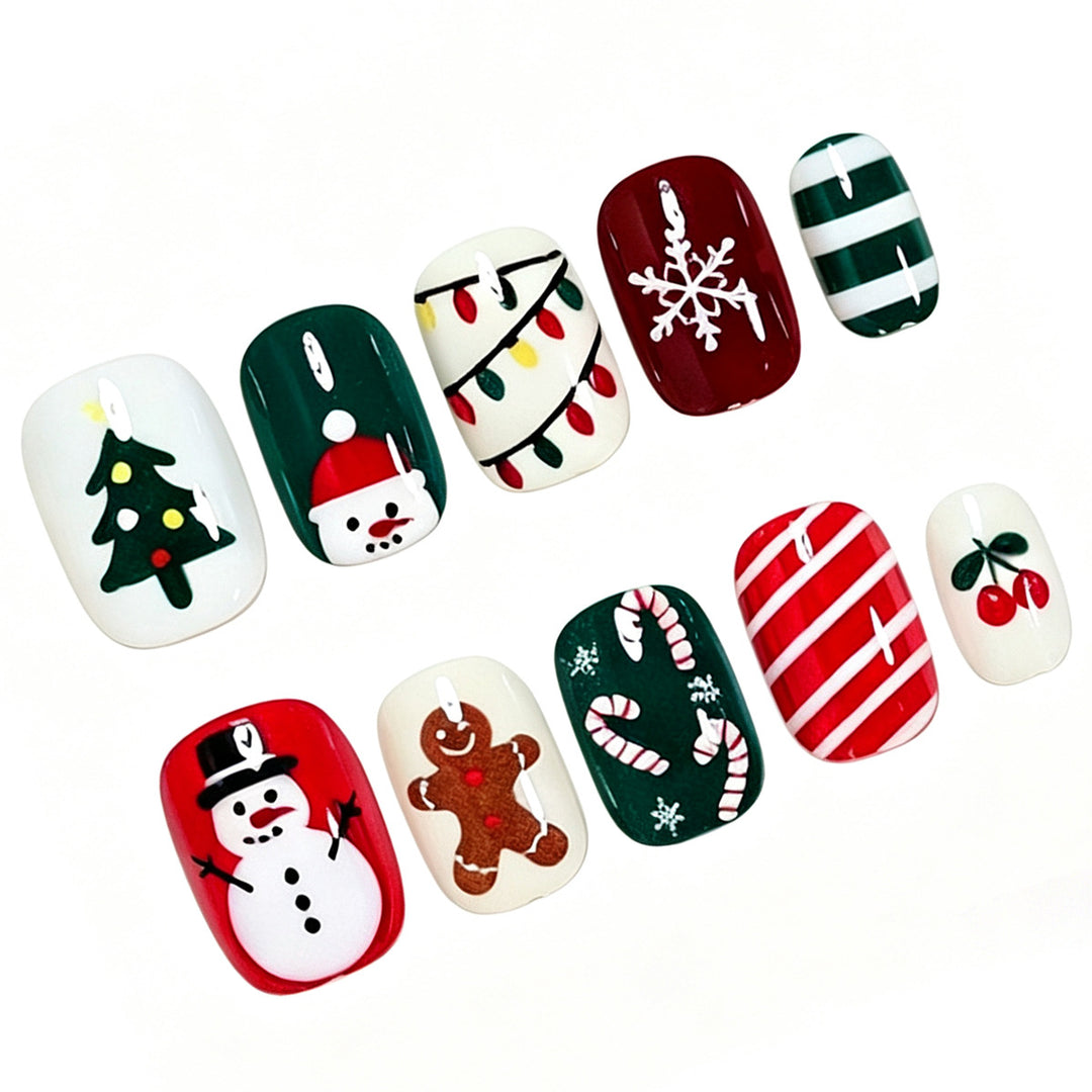 Festive Holiday Nail Art Set Stornfield