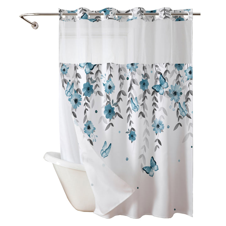 Floral Butterfly Shower Curtain Stornfield