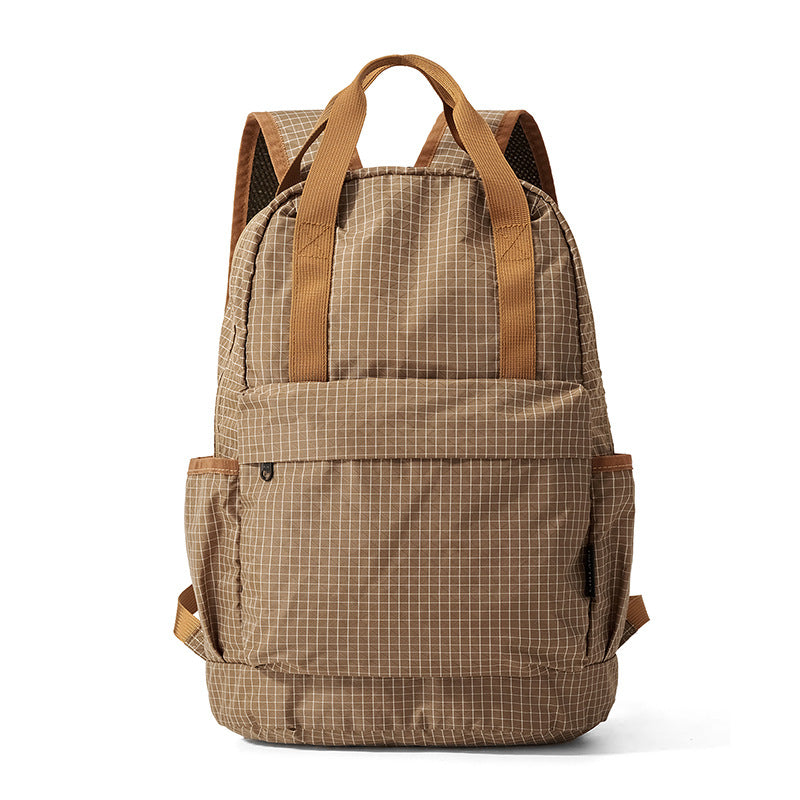 Lightweight Grid Pattern Backpack Stornfield