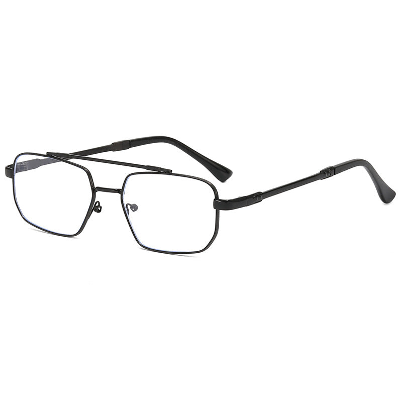 Women's fashionable geometric glasses with lightweight metal frame Stornfield