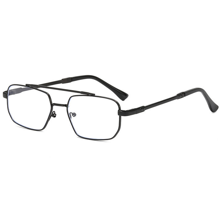 Women's fashionable geometric glasses with lightweight metal frame Stornfield