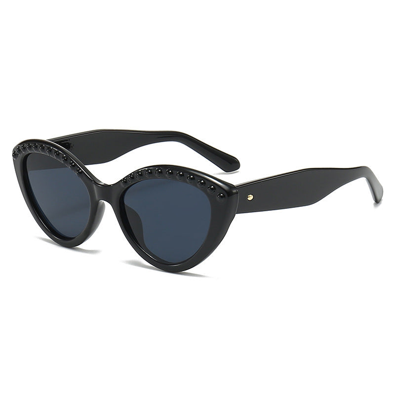 Women Cat-Eye Sunglasses with Glittering Details Stornfield