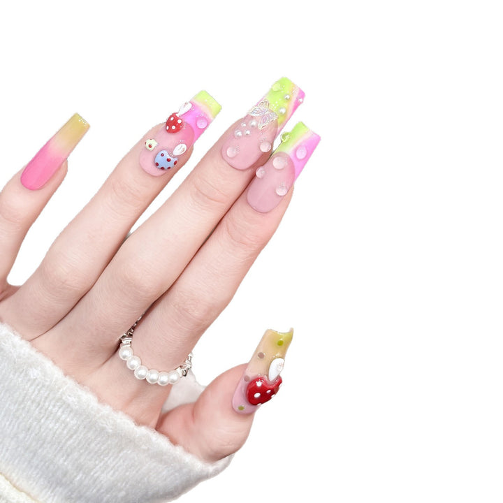 Artistic Decorative Press-On Nail Tips
