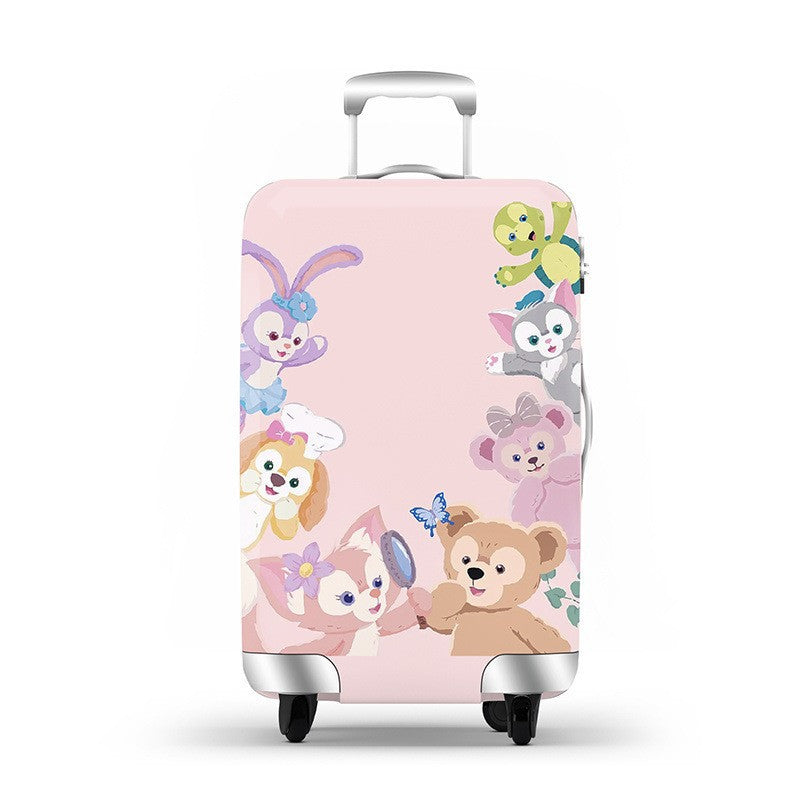 Unisex hard-shell luggage with trendy dog motif Stornfield