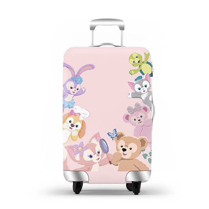 Unisex hard-shell luggage with trendy dog motif Stornfield