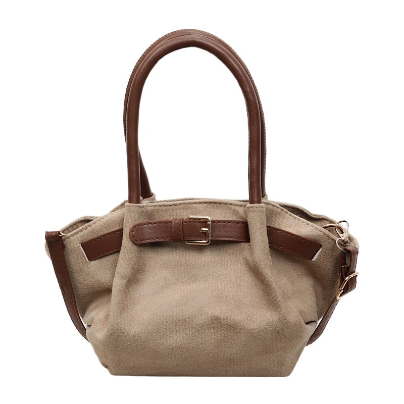 WoChic Suede Satchel Bag Stornfield