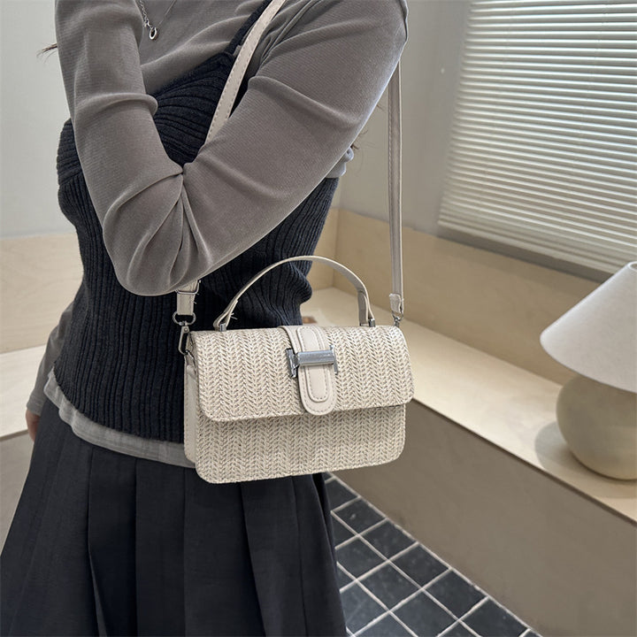Woven Handbag with Adjustable Strap