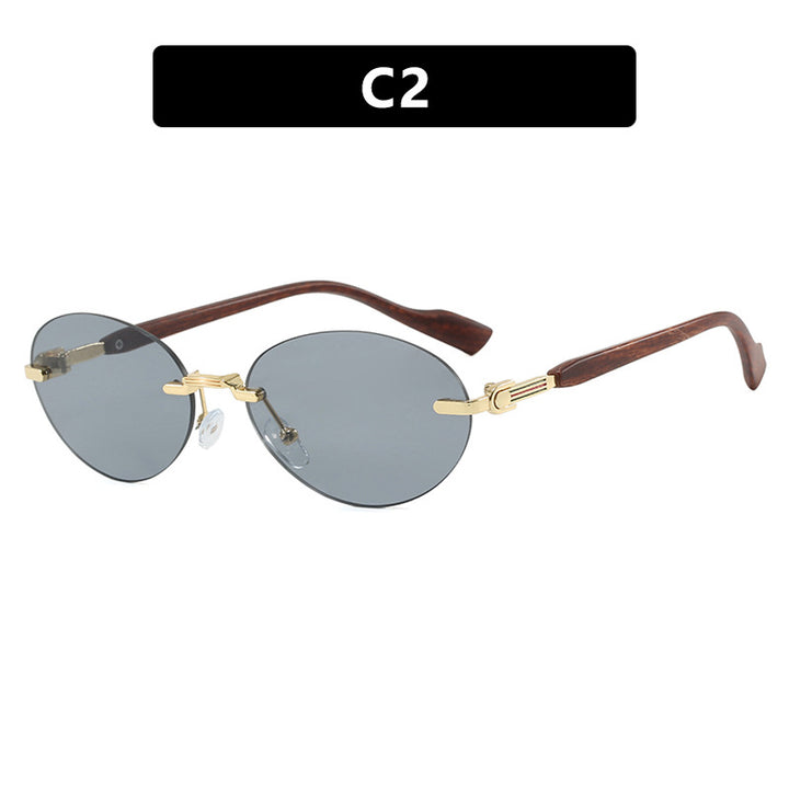 Women's fashionable sunglasses in elegant retro style with high-quality lenses and wooden details Stornfield