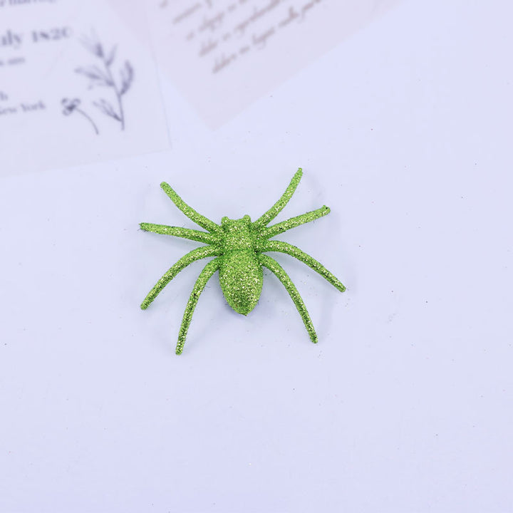 Glittered Halloween Spider Decoration Stornfield