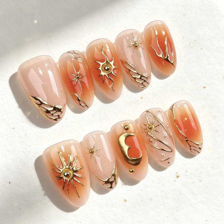 Decorative Press-On Nail Art Set 1790746065