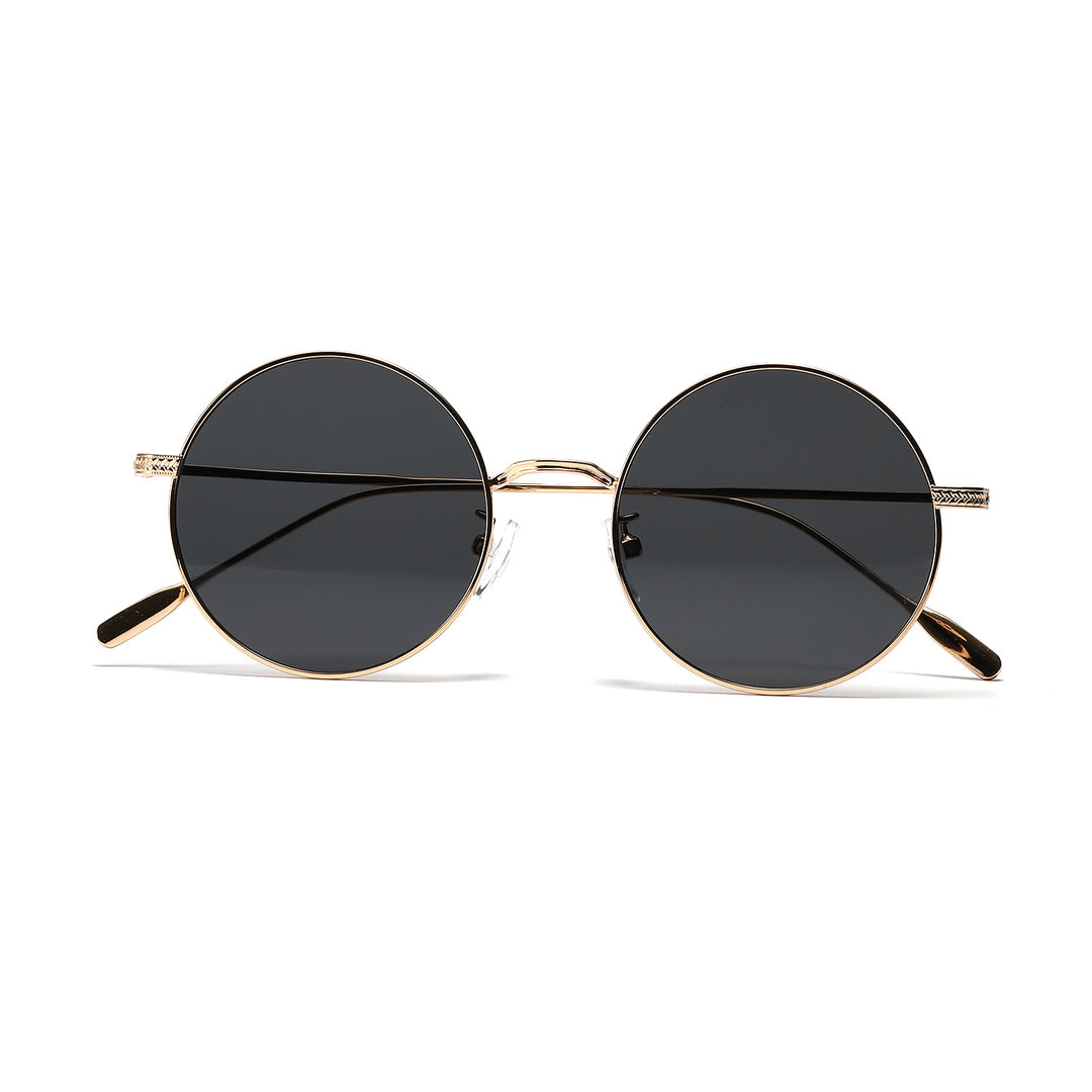 Women round fashionable sunglasses with glamorous frame Stornfield