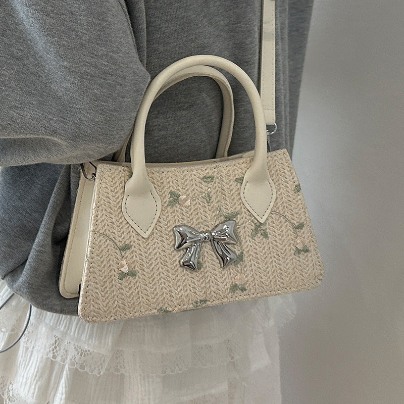 Elegant Embroidered Mini Handbag