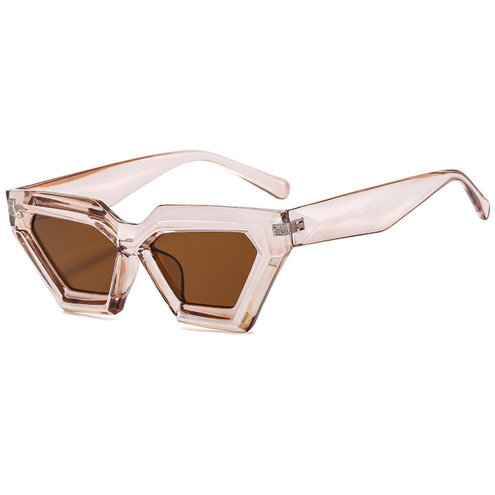 Women stylish hexagonal sunglasses Stornfield