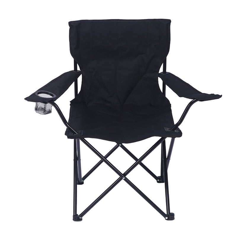 Folding chair with integrated cup holder and carrying bag Stornfield