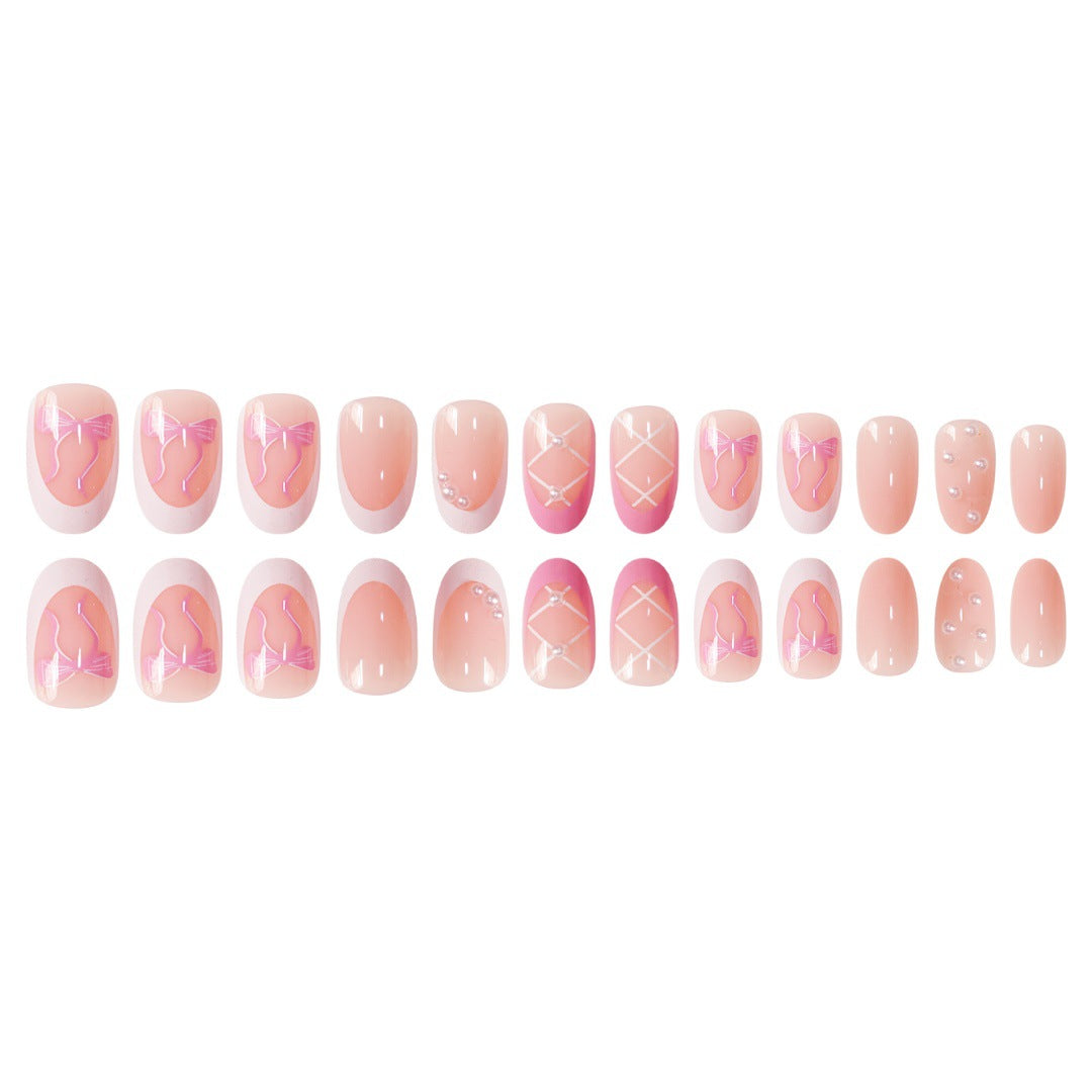 Elegant Decorative Press-On Nail Set Stornfield