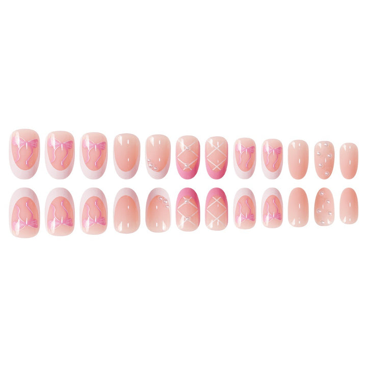 Elegant Decorative Press-On Nail Set Stornfield