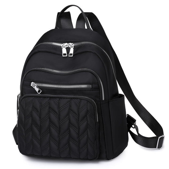 Versatile Quilted Backpack with Multiple Compartments Stornfield