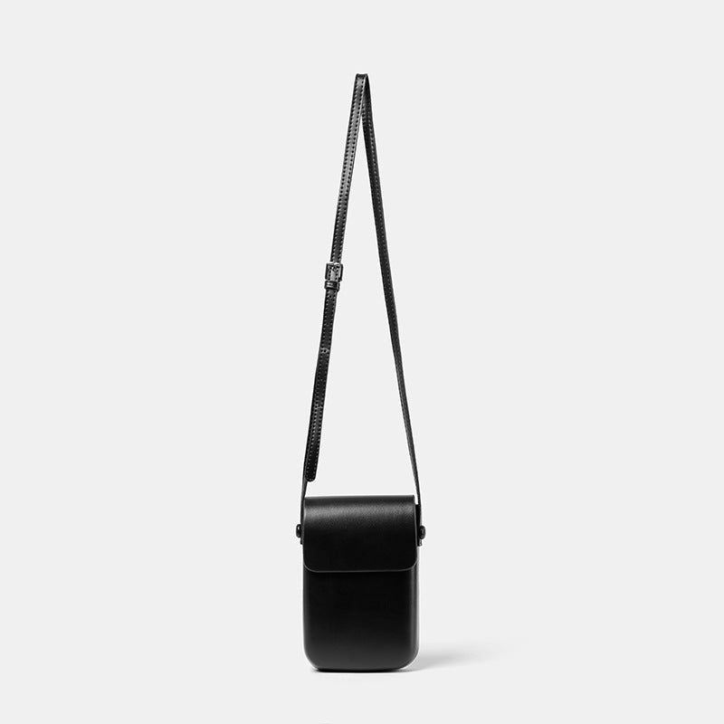 Compact Leather Crossbody Pouch Stornfield