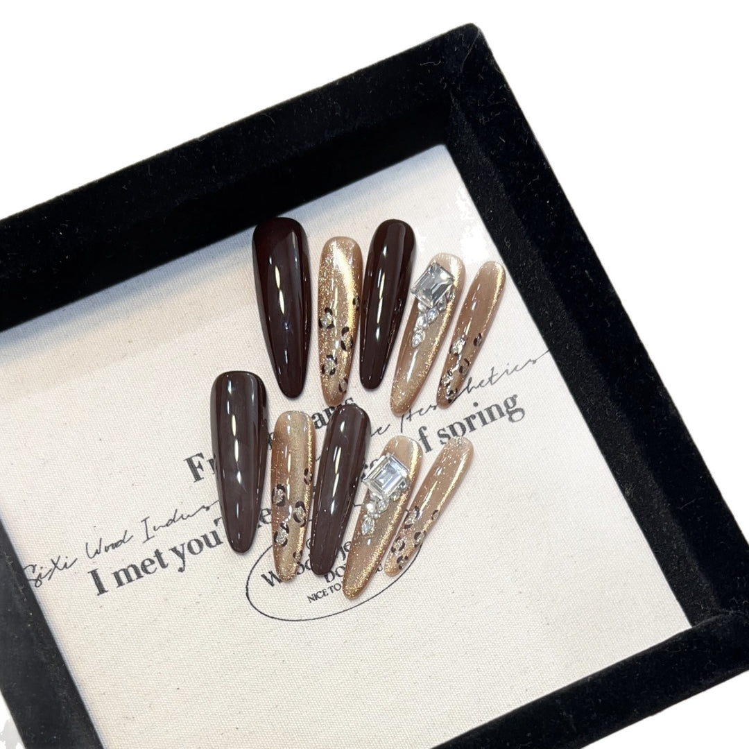 Glamorous Long Stiletto Press-On Nails