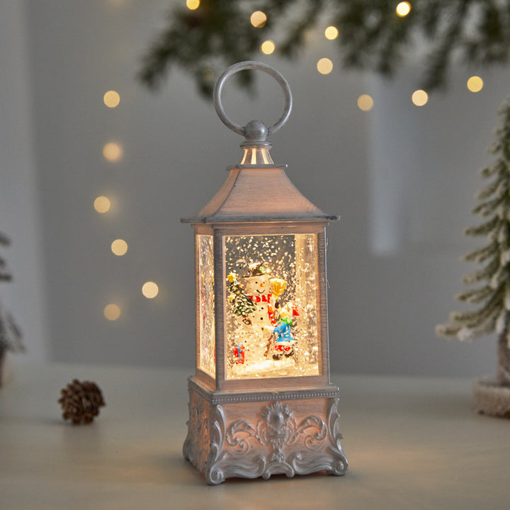 Vintage Snow Globe Lantern