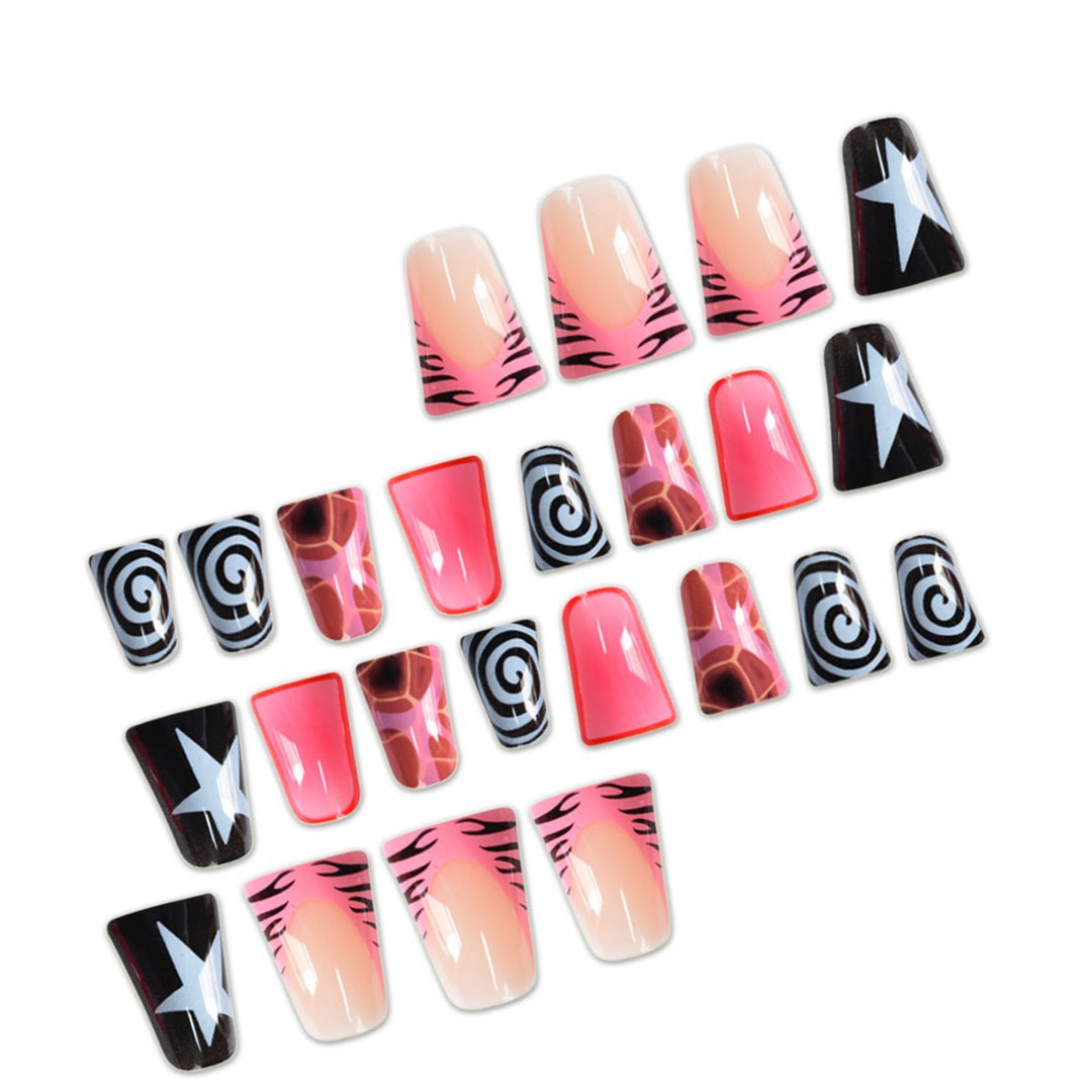 Creative Abstract Nail Art Extensions Stornfield