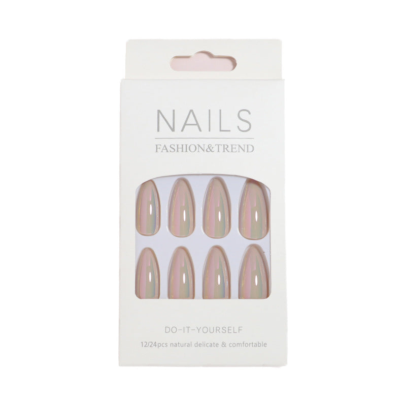 Iridescent Press-On Nail Tips Stornfield